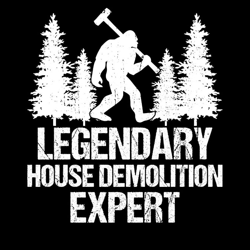 Funny demolition Sasquatch