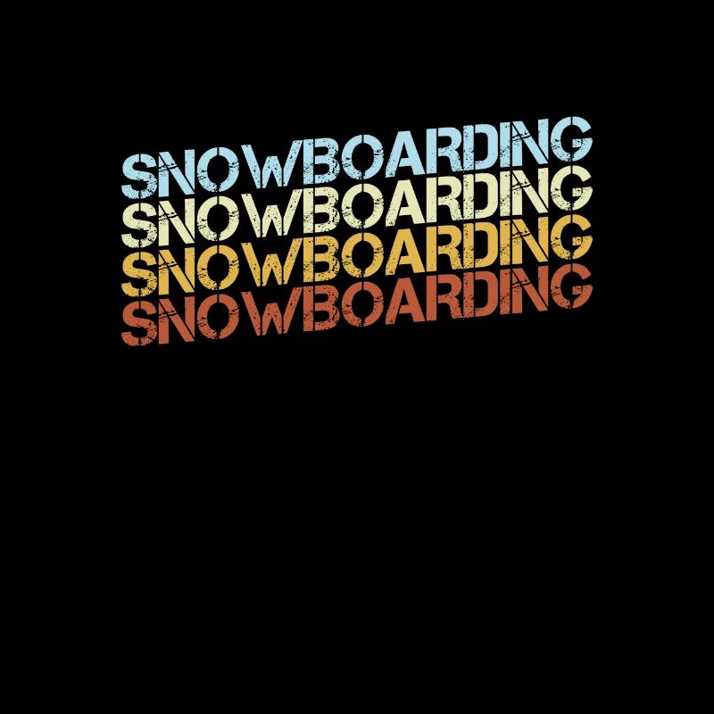 Snowboarding Retro