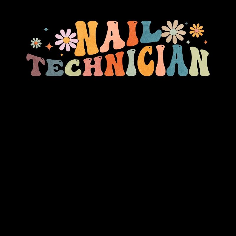 Groovy Nail Technician Nail Tech Manucure