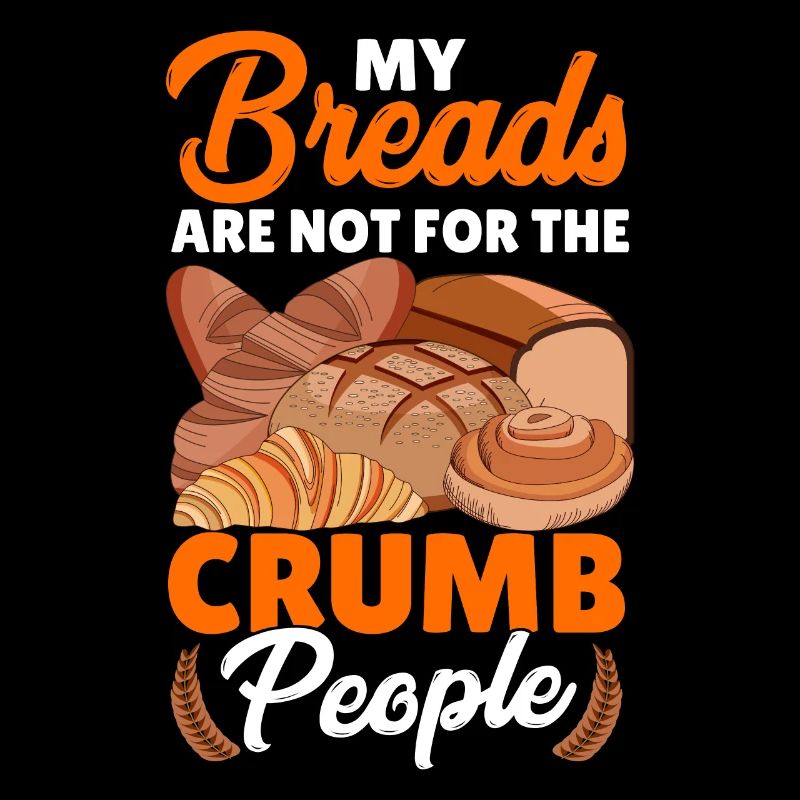 Funny bread baking baker