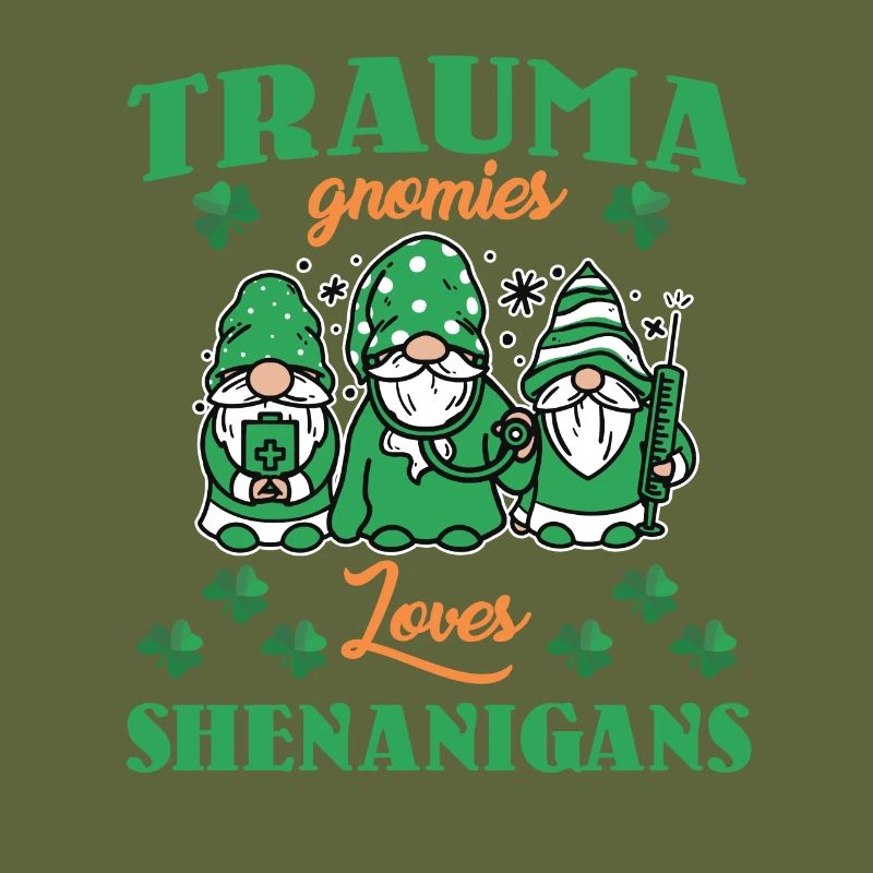Trauma Gnomies St. Patrick's Day