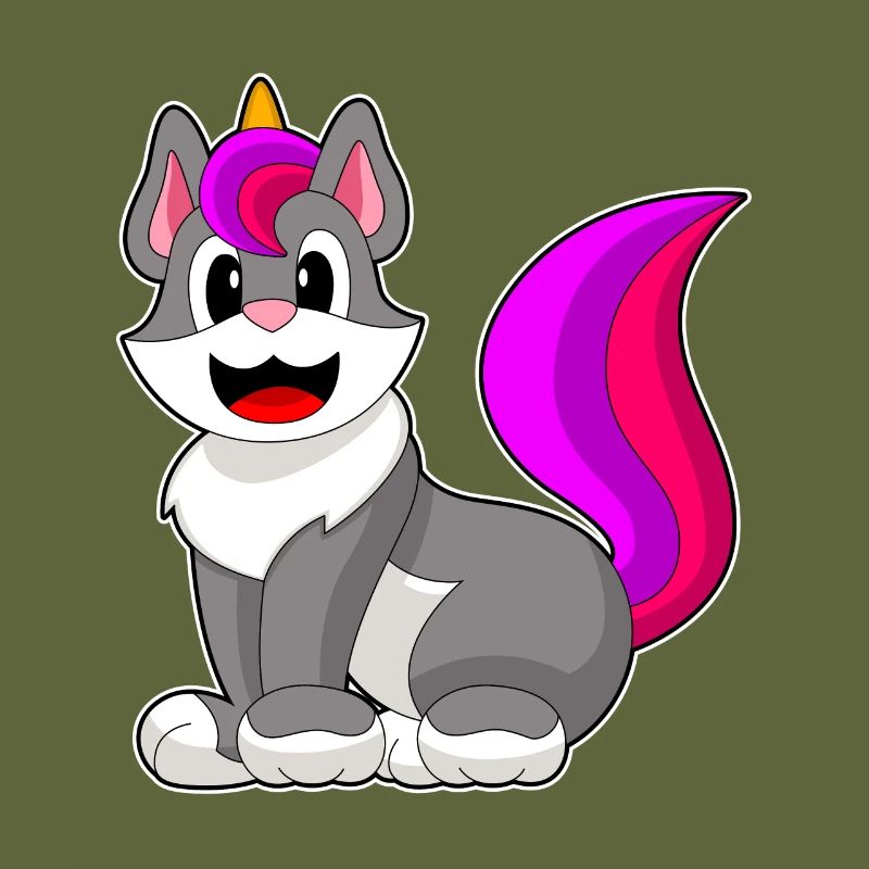 Katze Einhorn