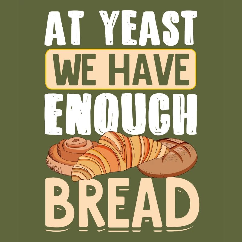 Funny bread baking baker