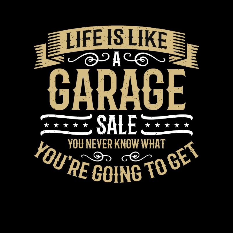 La vie de vente de garage est comme une vente de garage