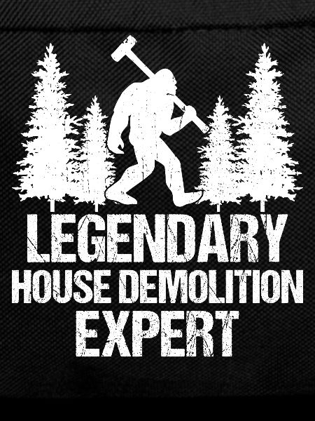 Funny demolition Sasquatch