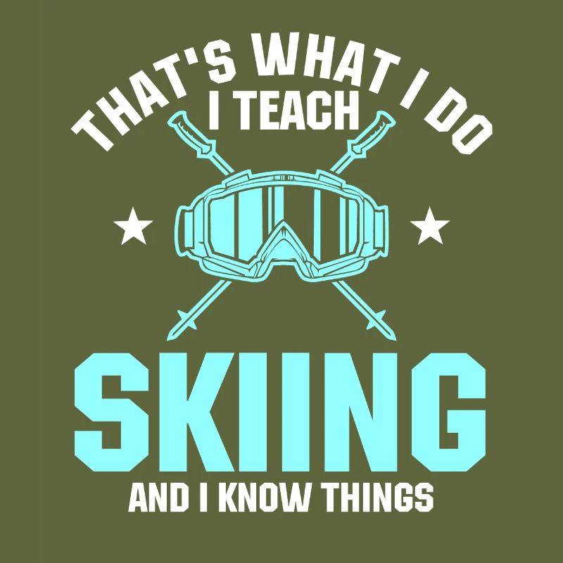 Funny ski instructor saying
