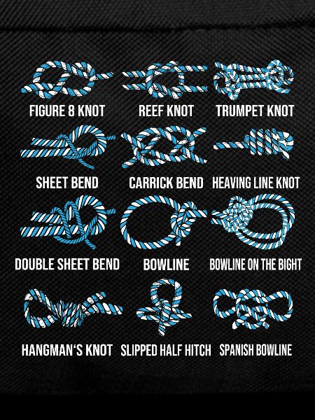 Sailing, sailboat, sailing knots, knotting