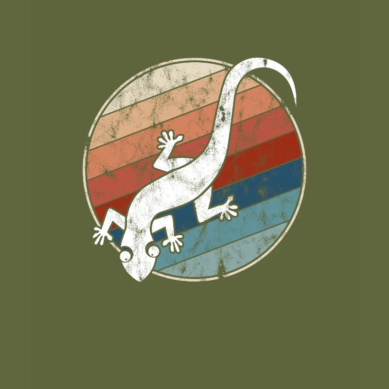 Eidechse Retro