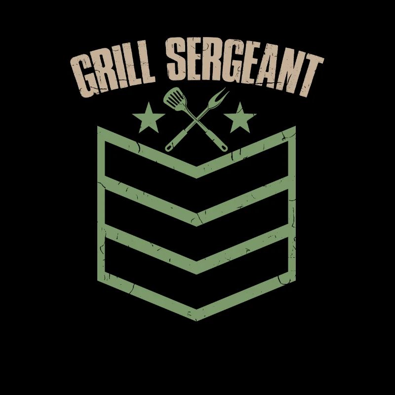 Barbecue Grill Sergeant Grilling Officer