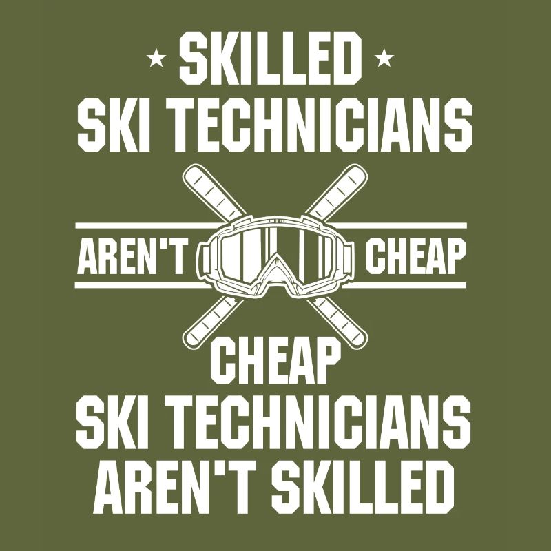 Funny Ski Technician Gift