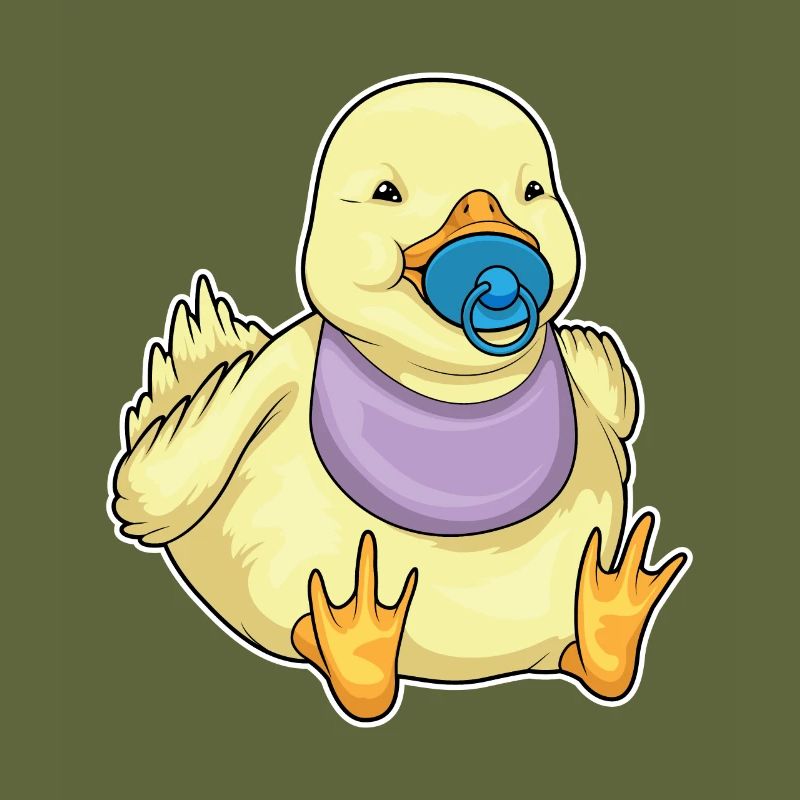 Dossard sucette de canard