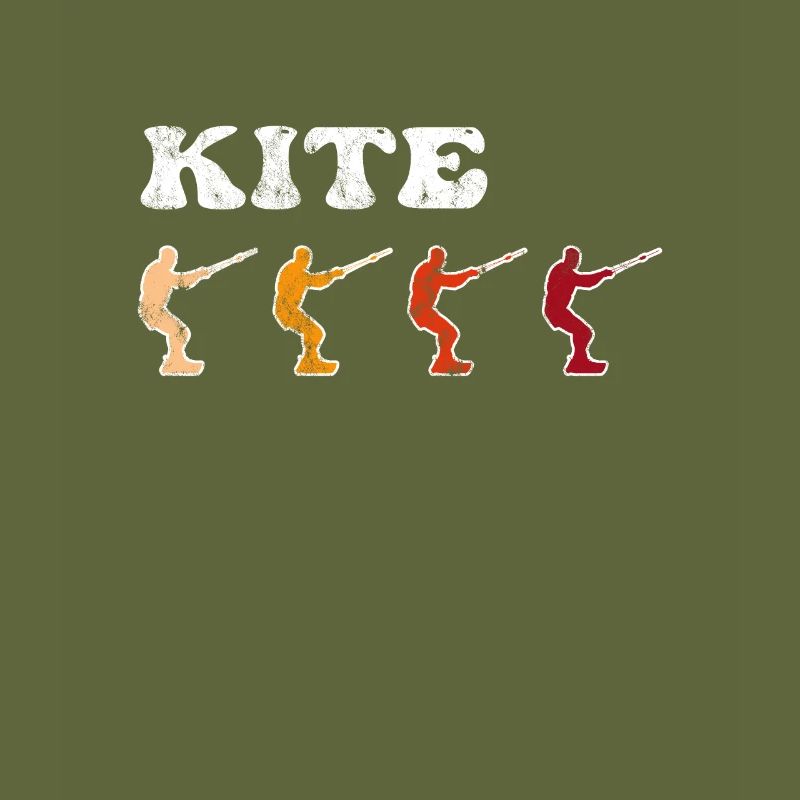 Kite Surfing Retro