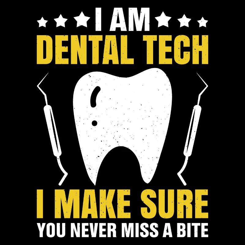 Lustiger Techniker für Dentallabor
