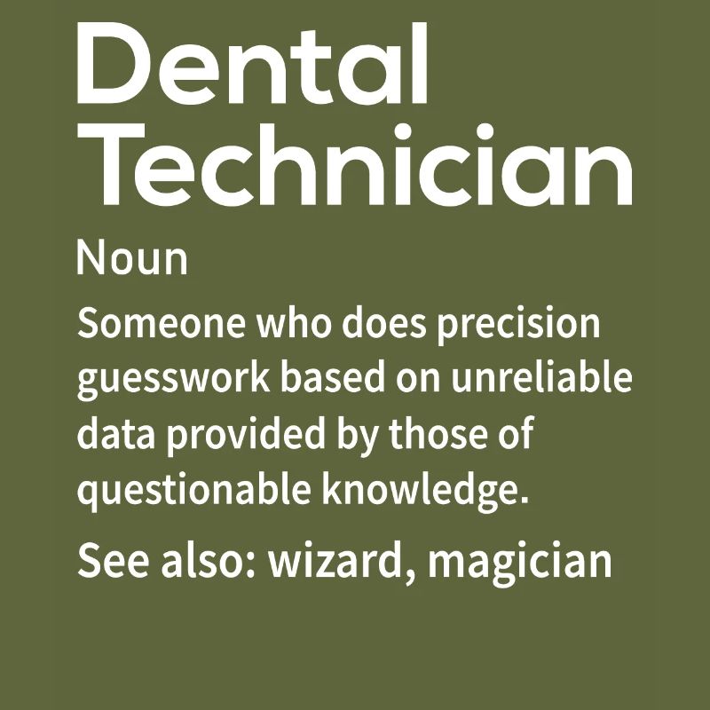 Funny dental technicians