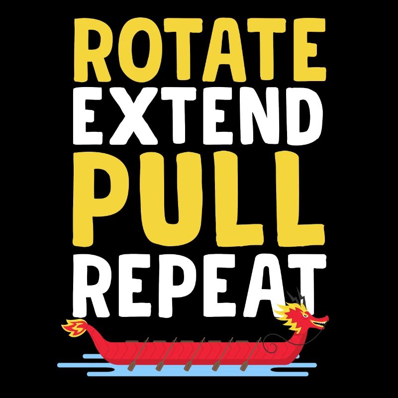 Funny Dragon Boat Racing Paddle