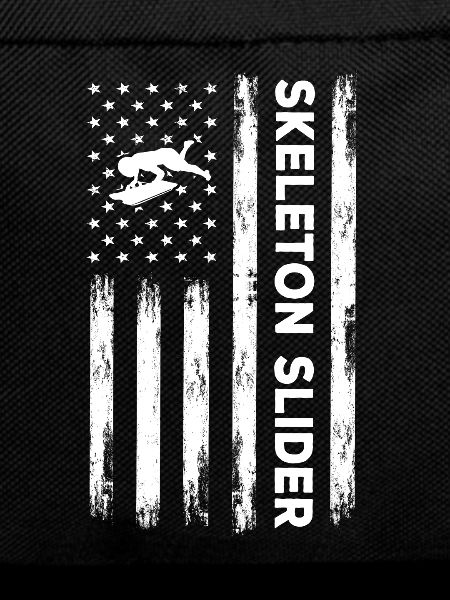 USA Flag Skeleton America
