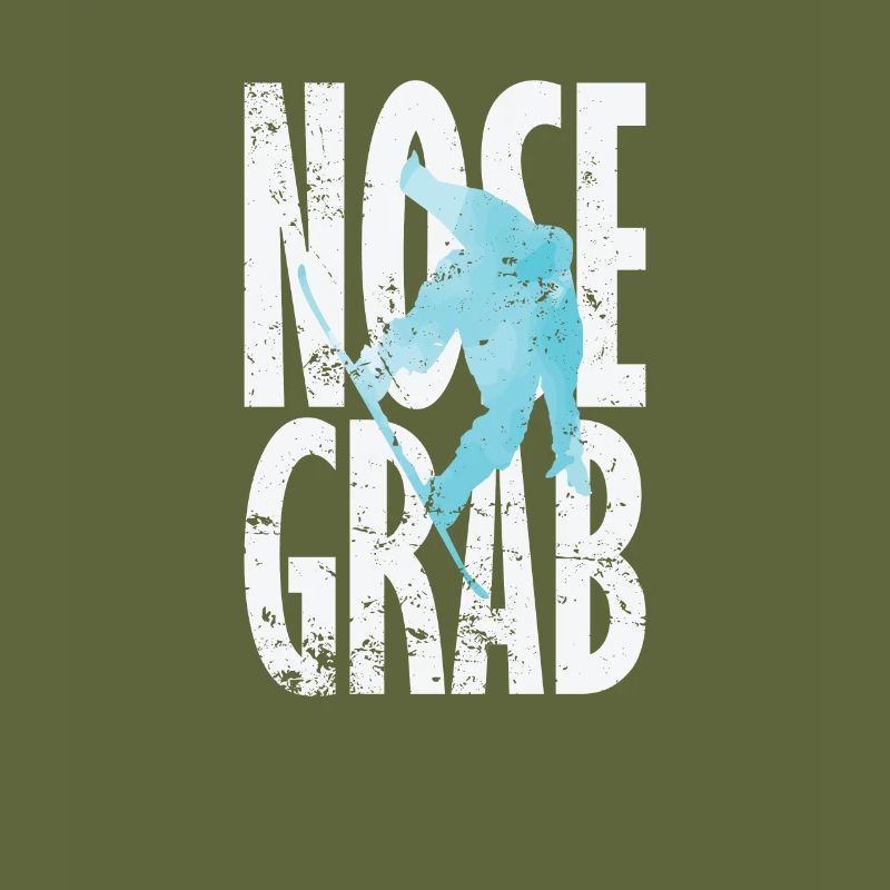 Nose Grab Snowboard