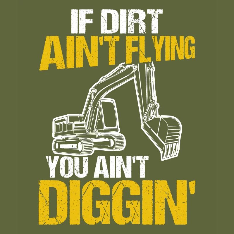 Funny excavator operator HEO