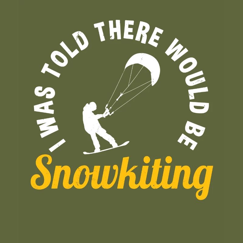 Drôle de dicton de snowkite
