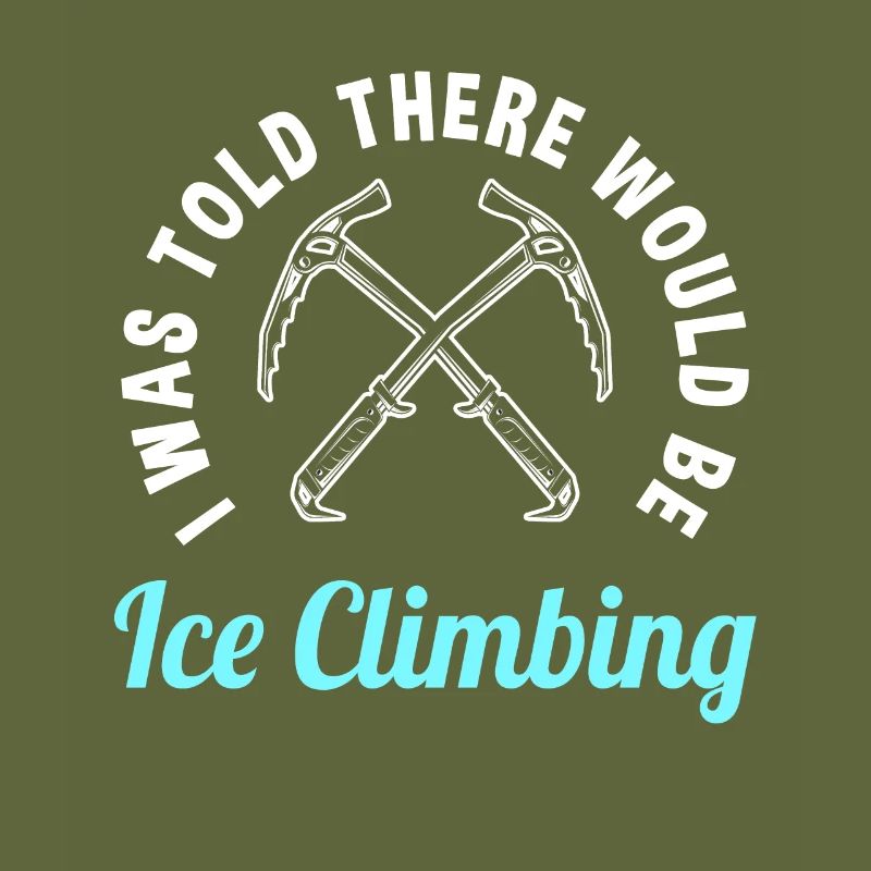 Lustiger Eisklettern Spruch