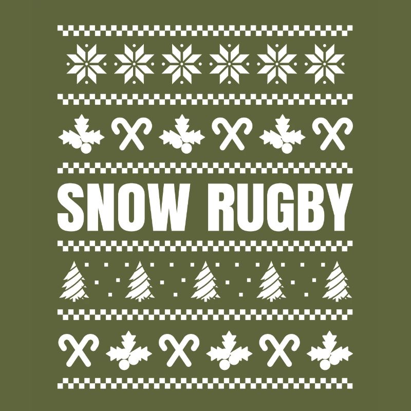 Schnee Rugby Hässliches Weihnachtskostüm