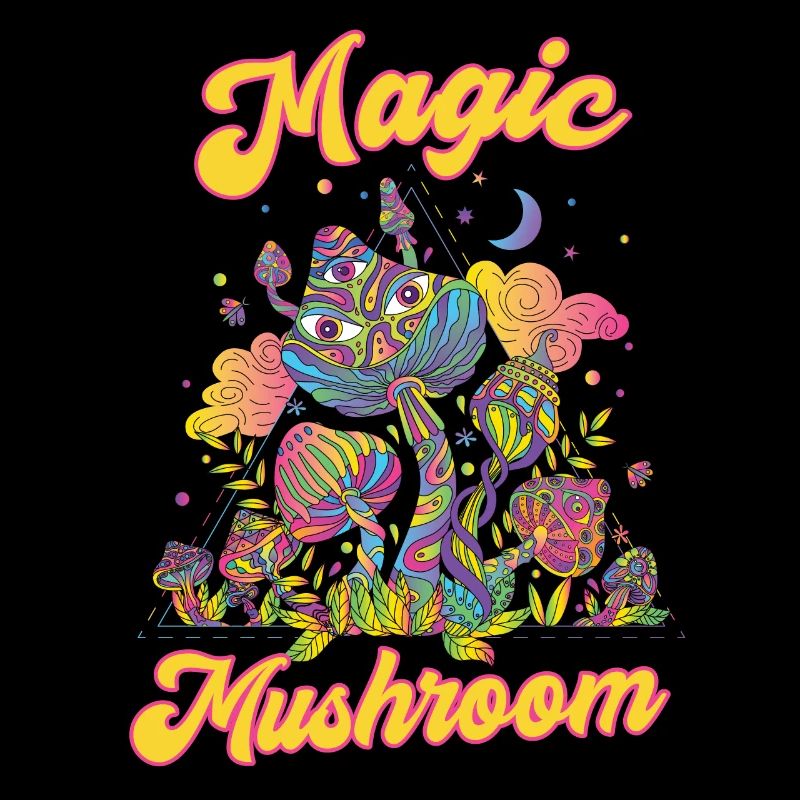 Magic Mushroom Psychedelic Art