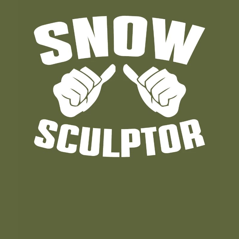 Conception de sculptures de neige cool