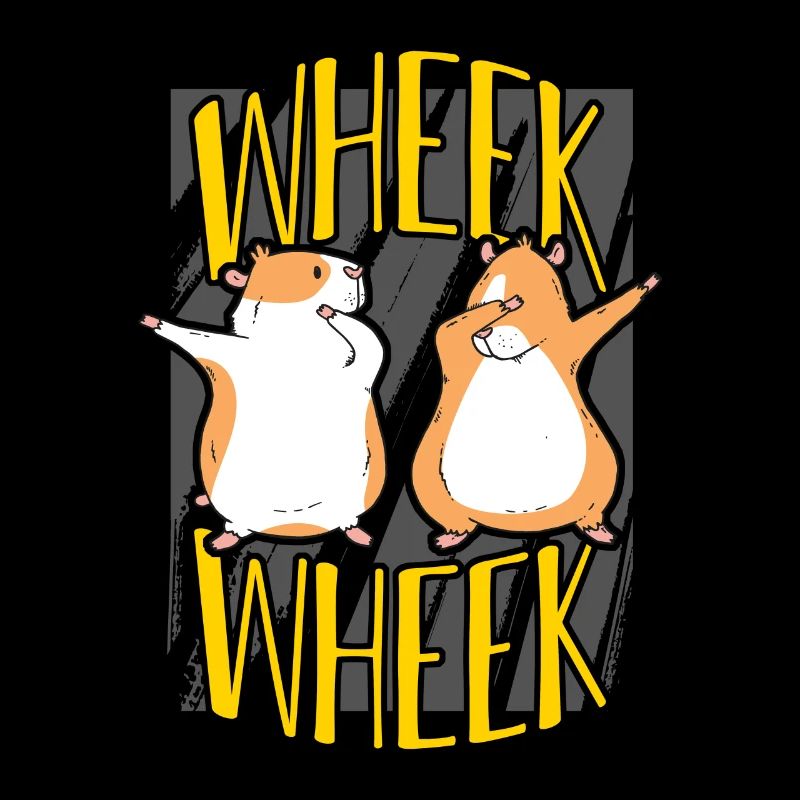 Cochon d’Inde Wheek Wheek aime les amoureux des animaux de hamster