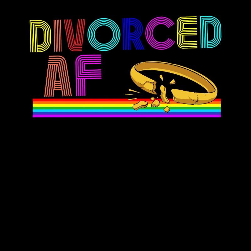 Happy Divorce Party Rainbow