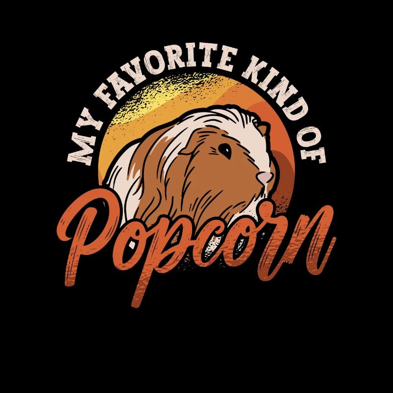 Cochon d’Inde Mon type préféré de hamster Popcorn