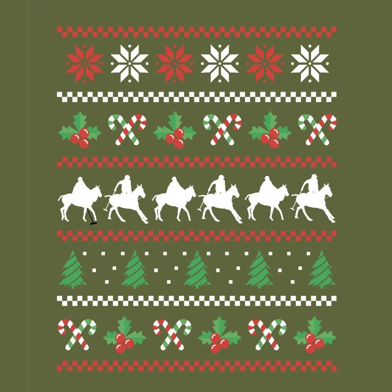 Conception de polo de Noël moche