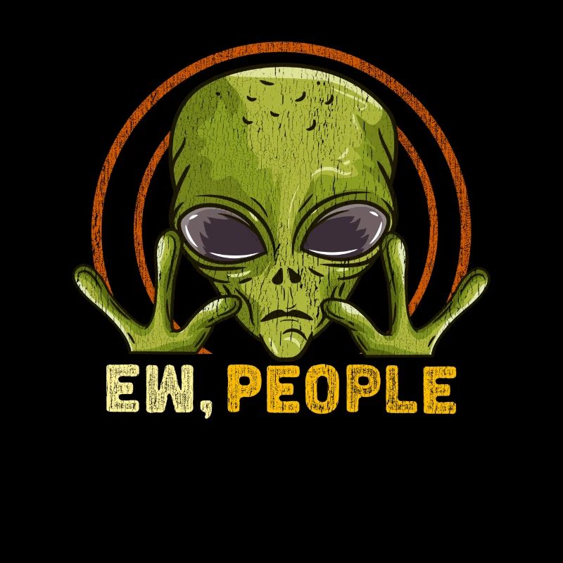 Ew People Ufo Alien Gift