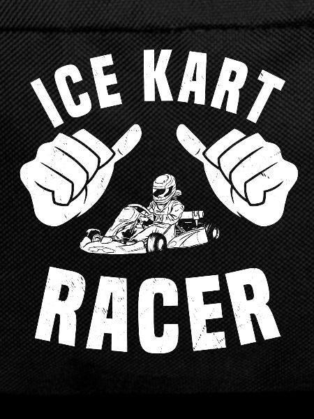 Eiskart Rennfahrer