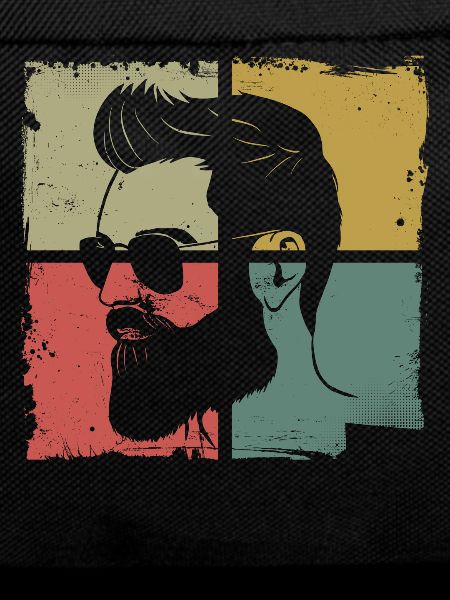 Beard Lover Bearded Man Retro
