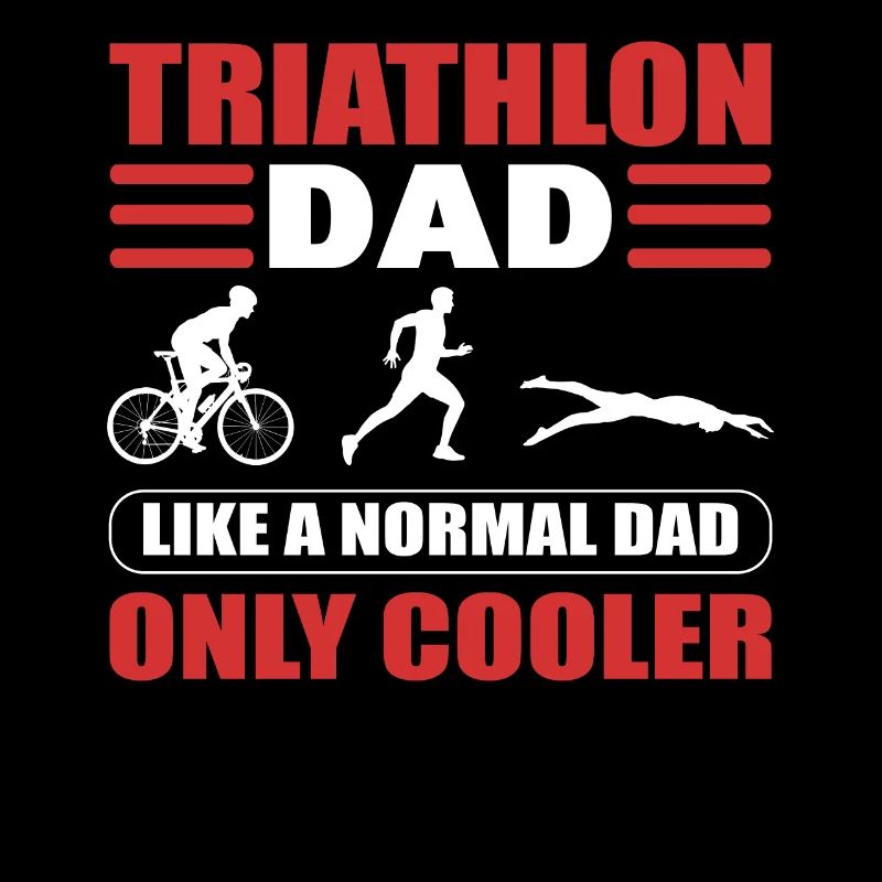 Papa triathlon comme un papa normal, seulement plus cool