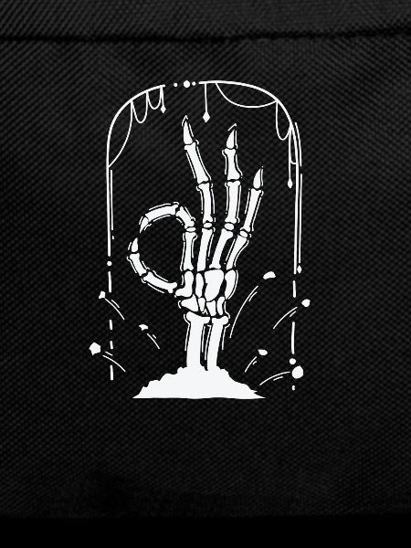 Tombstone and Hand Gothic Style