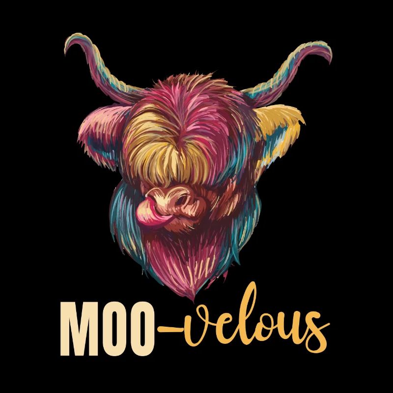Muh-velous pun Scottish Highland cow
