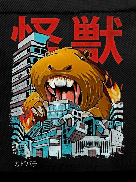 Kaiju Capybara Japanese Anime Monster