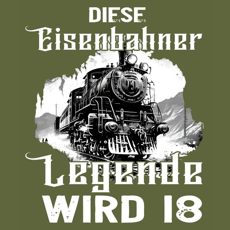 Eisenbahn Eisenbahner Beruf 18 Geburtstag Spruch
