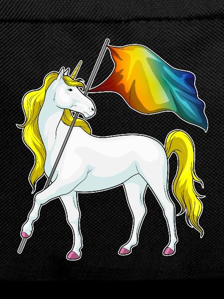 Einhorn Regenbogen Flagge