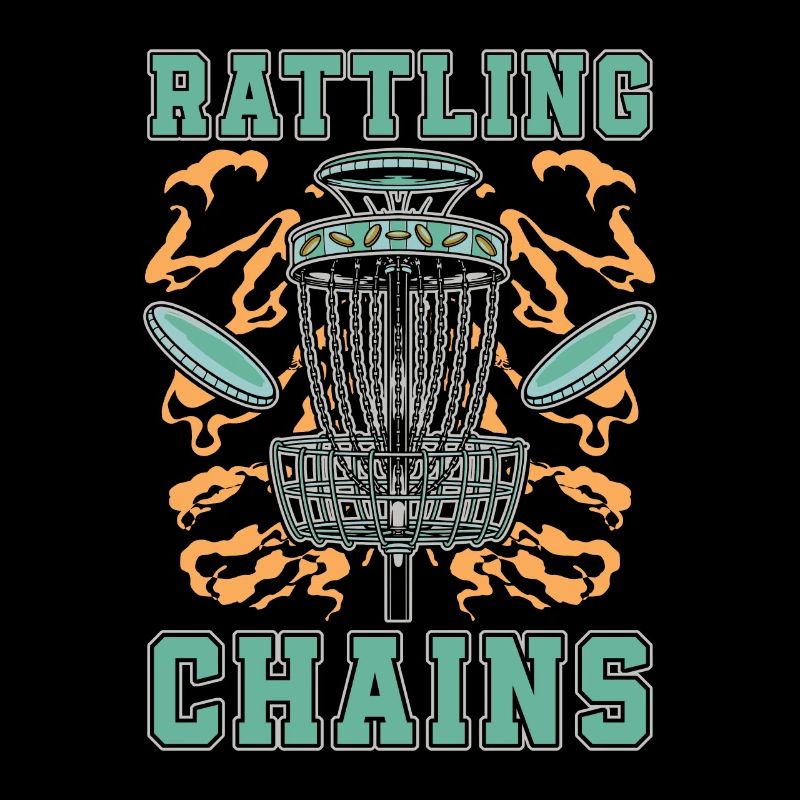 Disc Golf Rattling Chains Ultimate Frisbee Golfer