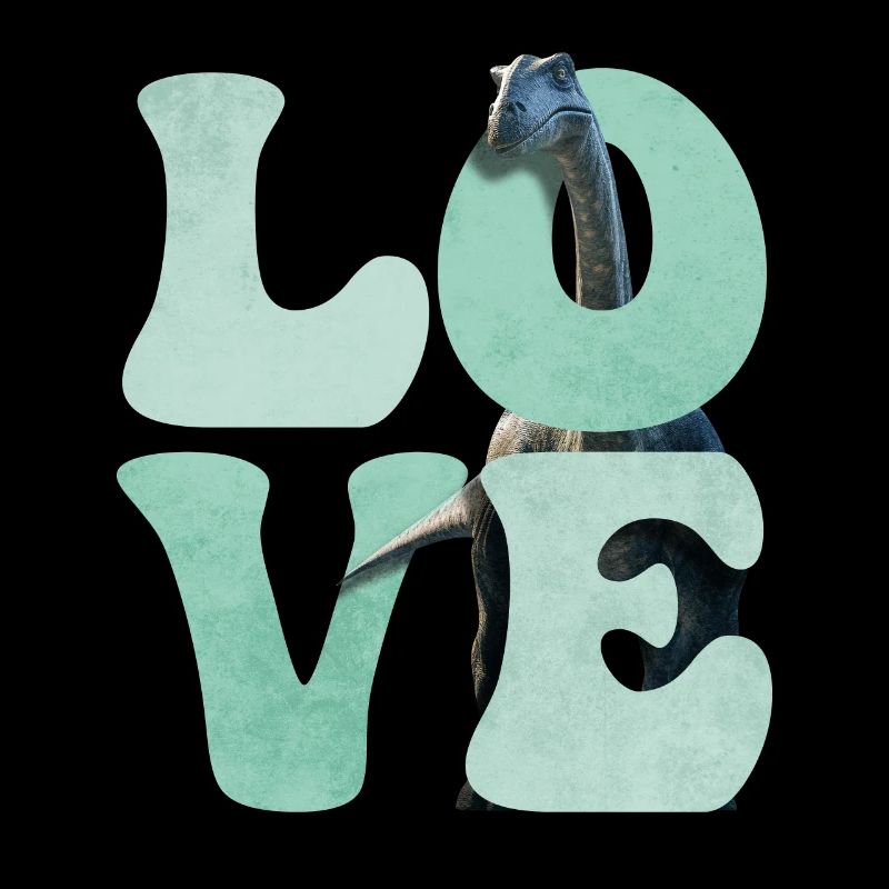 Brontosaurus Dinosaur LOVE