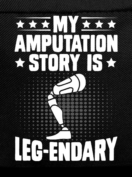 Amputee patient prosthetic leg