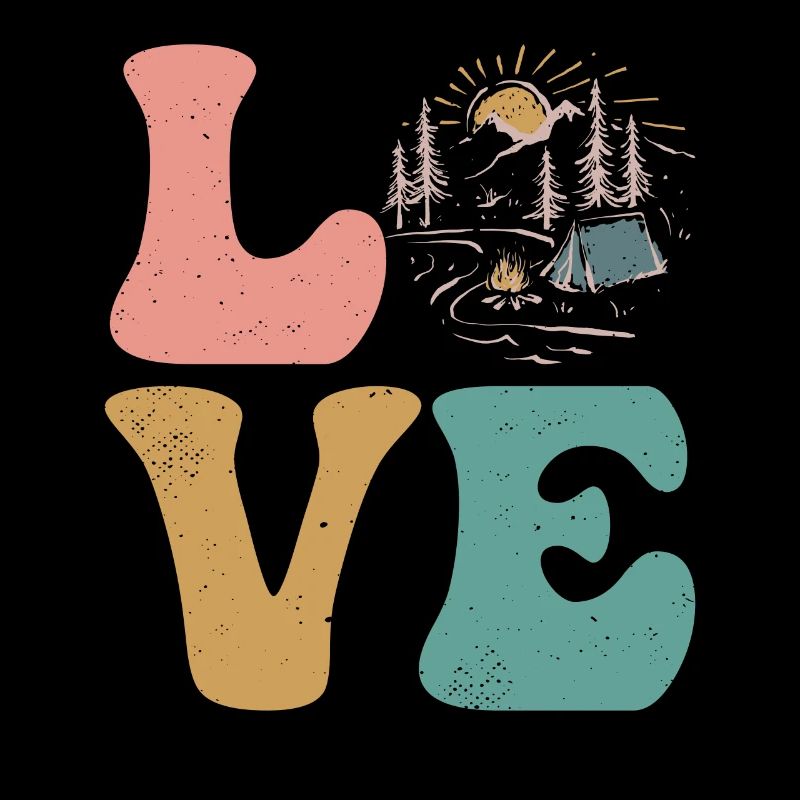 Camper Camp Camping LOVE