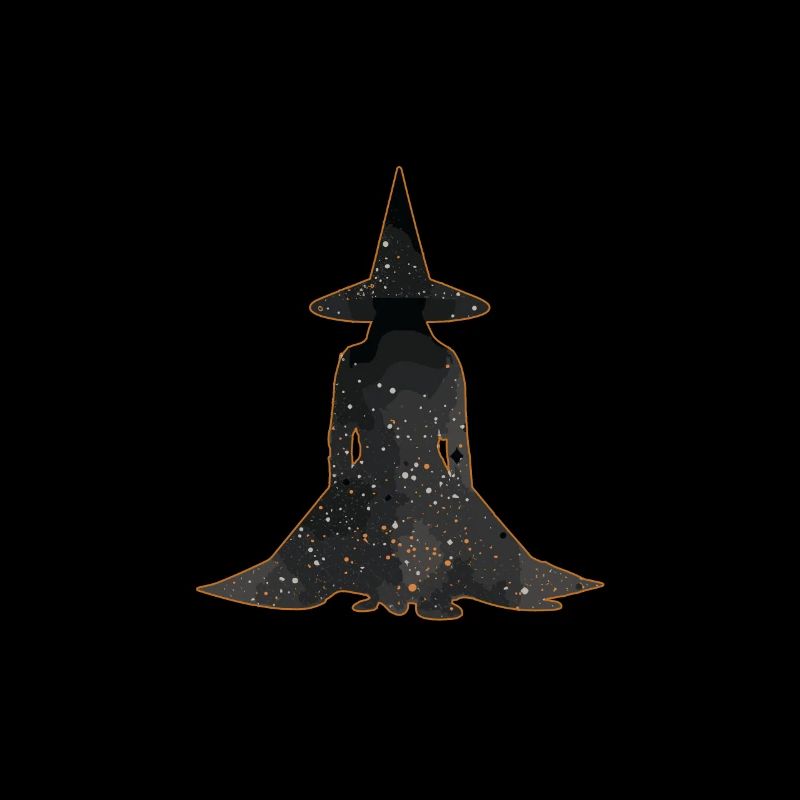 Witch Silhouette Profile, Halloween