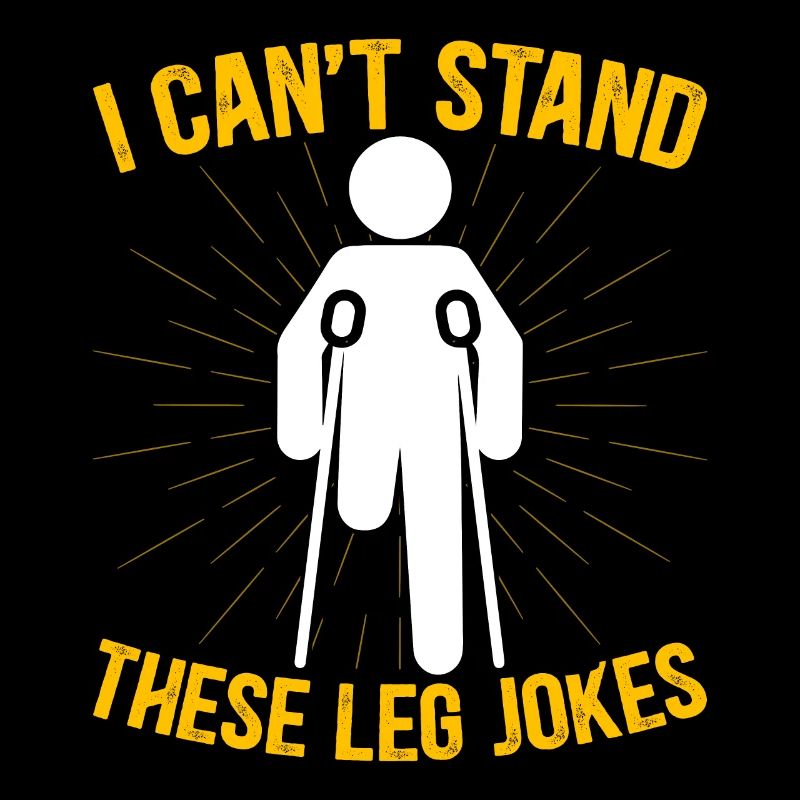 Funny prosthetic leg for amputees