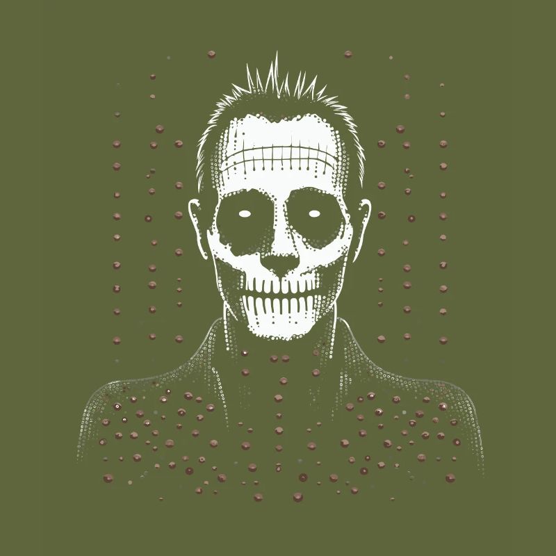 Genähtes Frankenmonster oder Zombie