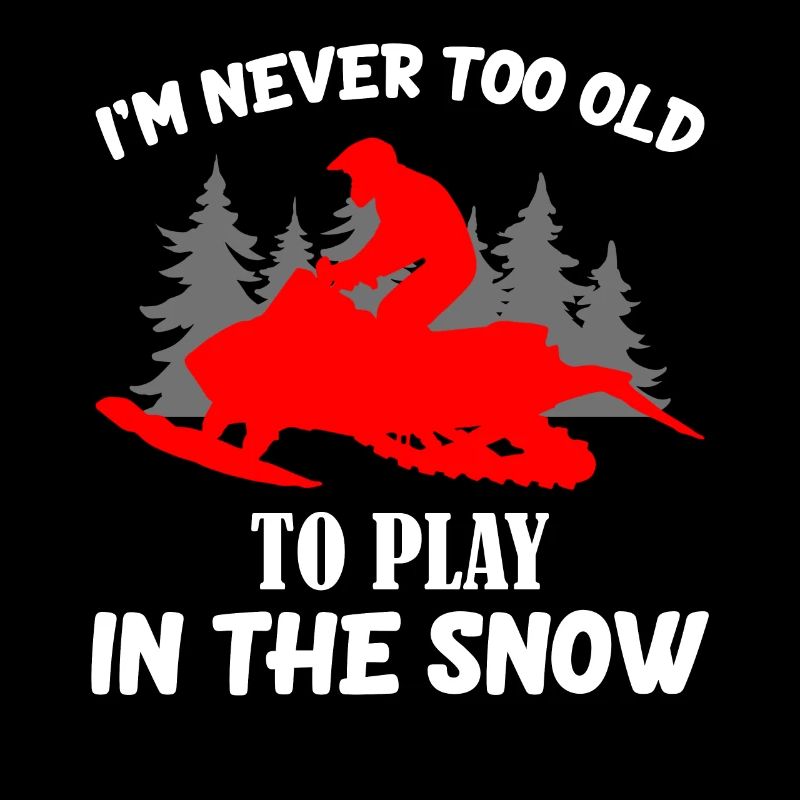 Snowmobile Funny Snowmobiling Snow Winter