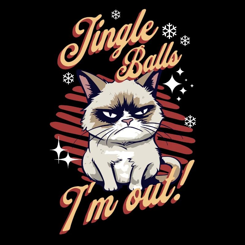 Angry Cat Xmas Sarcastic Funny Cat Meme