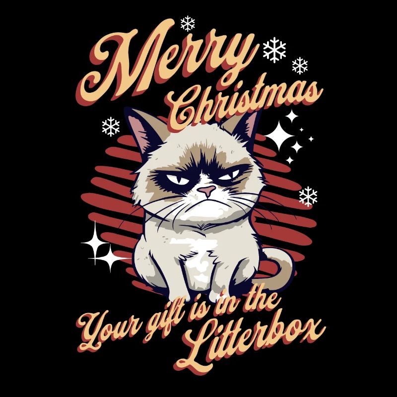 Angry Cat Xmas Sarcastic Funny Cat Meme